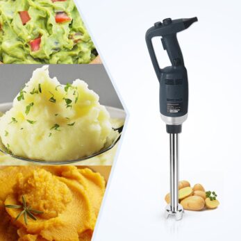Electric Food Mixer Hand Stick Varied Speed Immersion Blender Stainless Steel Vegetable Processor Meat Grinder 500W Commercial 2