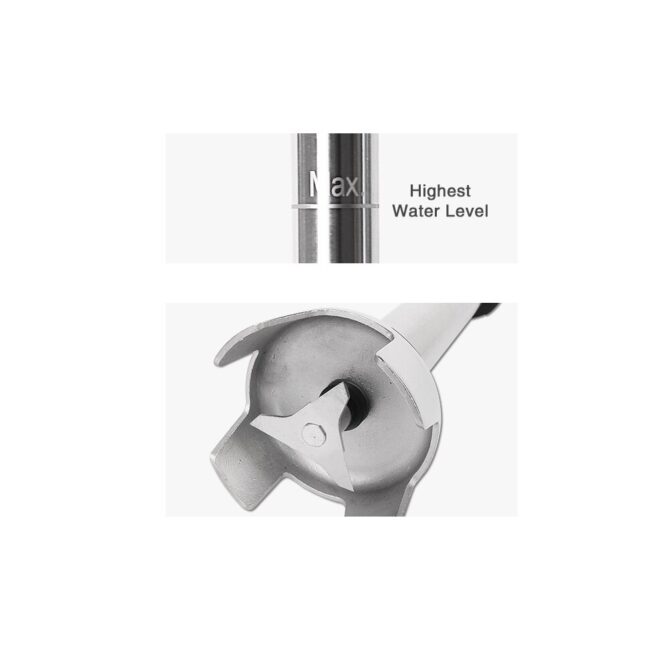 Commercial Immersion Blender Heavy Duty Hand Mixer 500W Variable Speed 4 Electric Food Mixer Hand Stick Varied Speed Immersion Blender Stainless Steel Vegetable Processor Meat Grinder 500W Commercial 5