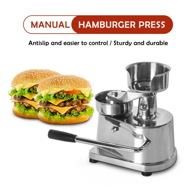 Manual Hamburger Press Burger Forming Machine 6 Manual Hamburger Press Burger Forming Machine 6